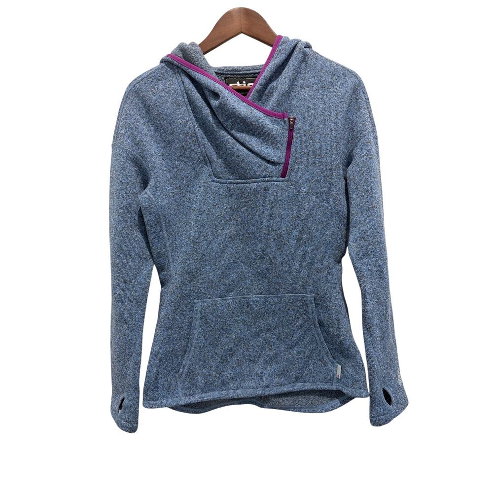 Stio Women’s Sweetwater Fleece Hoodie Quarter Zip Size S Warm Cozy